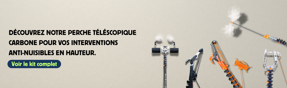 Perche téléscopique Buzzbusters Frelon nuisibles Perche téléscopique Buzzbusters Frelon nuisibles